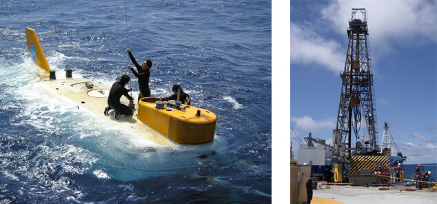 しんかい6500を用いた南海トラフ潜航調査と海洋底掘削:パナマ沖での海洋地殻形成過程の研究（